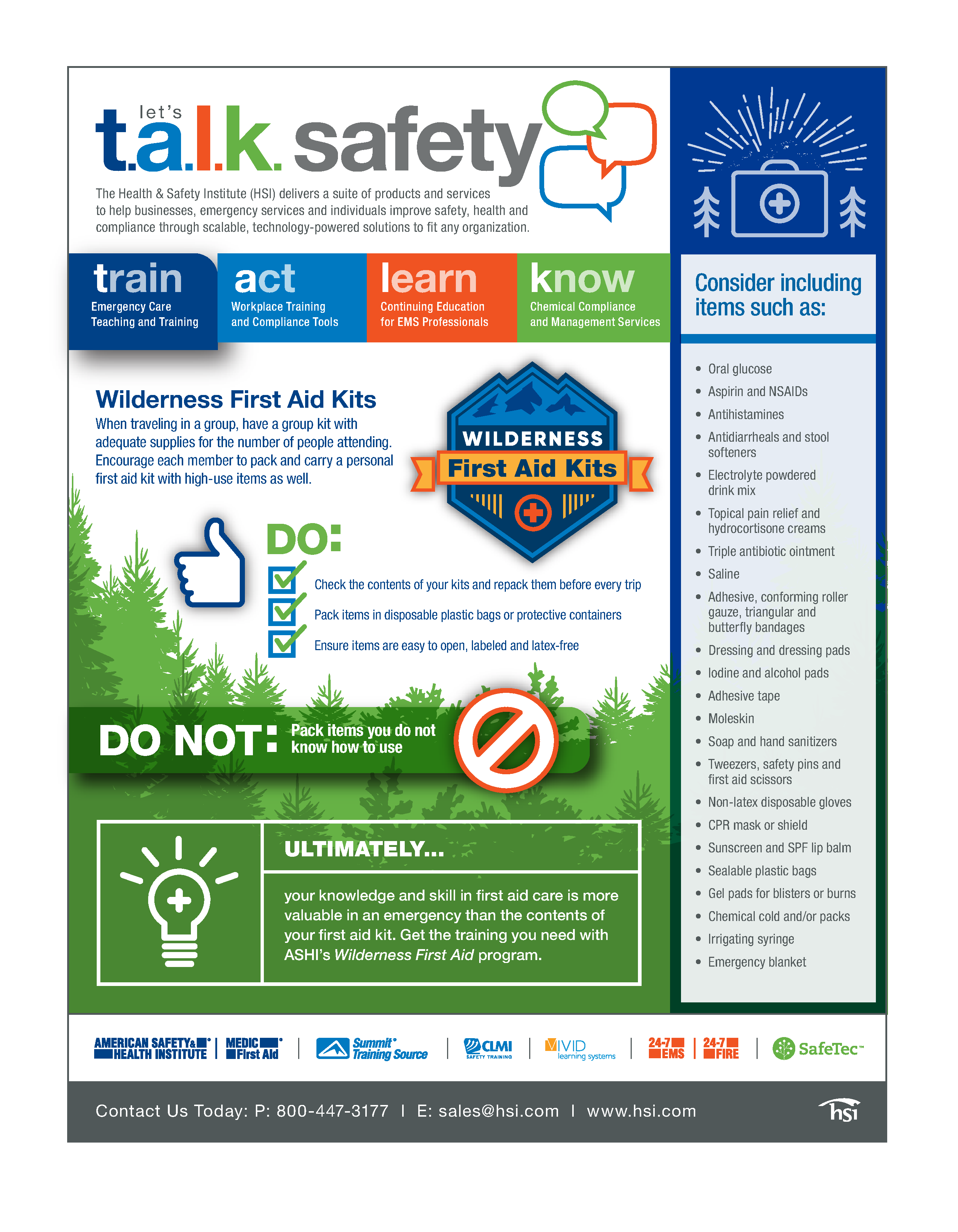 Wilderness First Aid - HSI